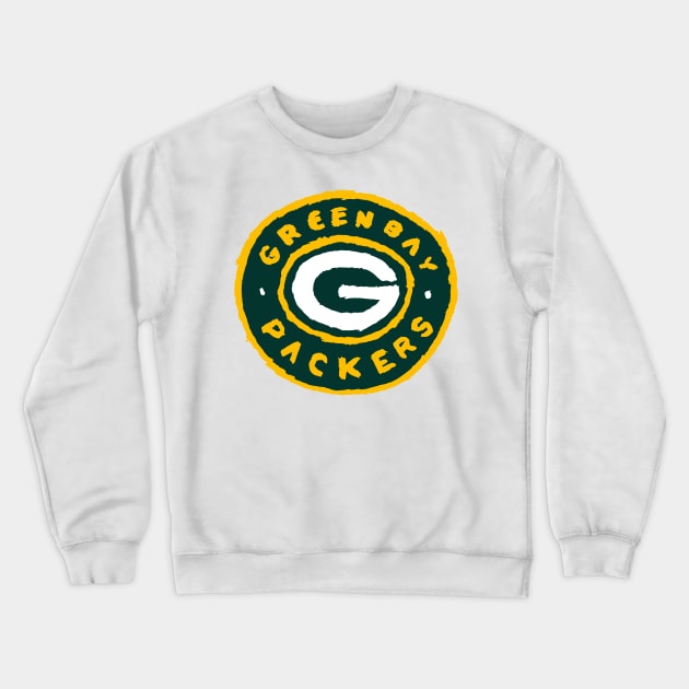 Green Bay Packeeeers 08 Crewneck Sweatshirt by Very Simple Graph